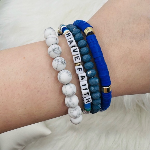 Have Faith Arm Candy Beaded Bracelet - Picture 5 of 6